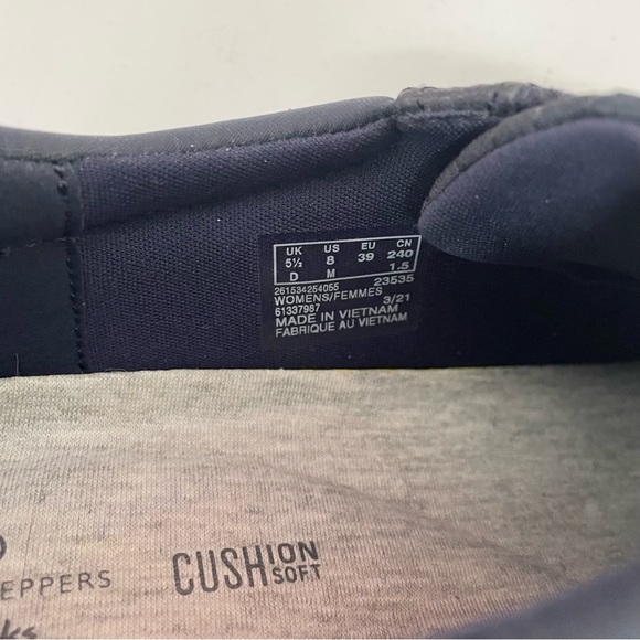 New Clarks Cloudsteppers blue slip on sneakers shoes size 8 - Picture 7 of 8